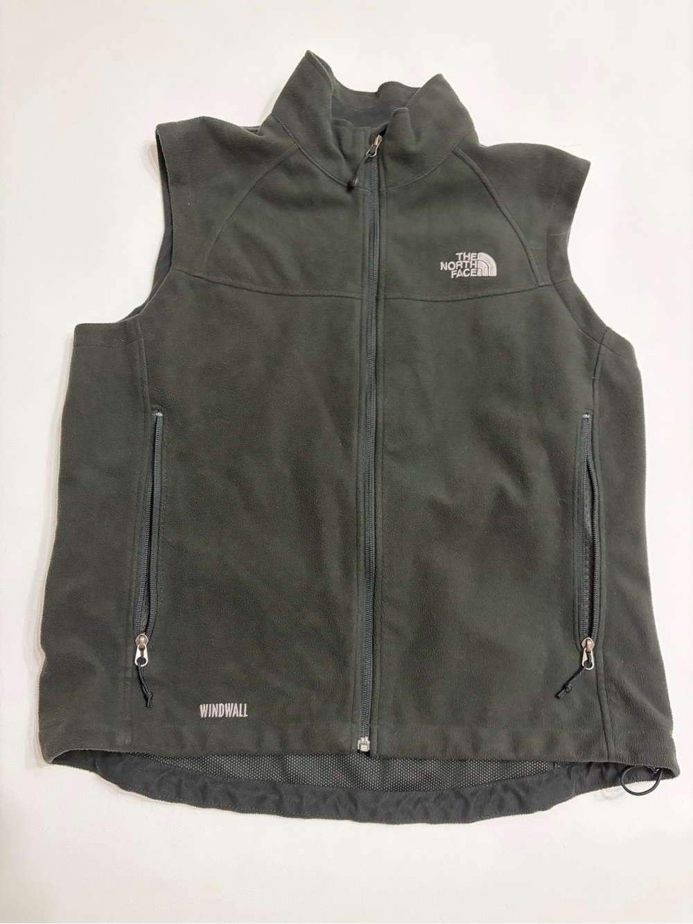 The North Face Women’s black WindWall Fleece Vest size XL comfy fall Winter wear